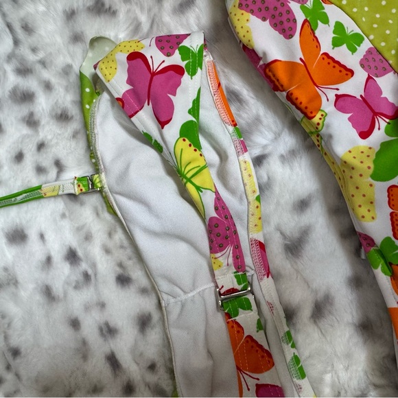 Dkr & co bathing suit 2 piece bikini top and bottom skirt style adjustable top - Picture 7 of 9